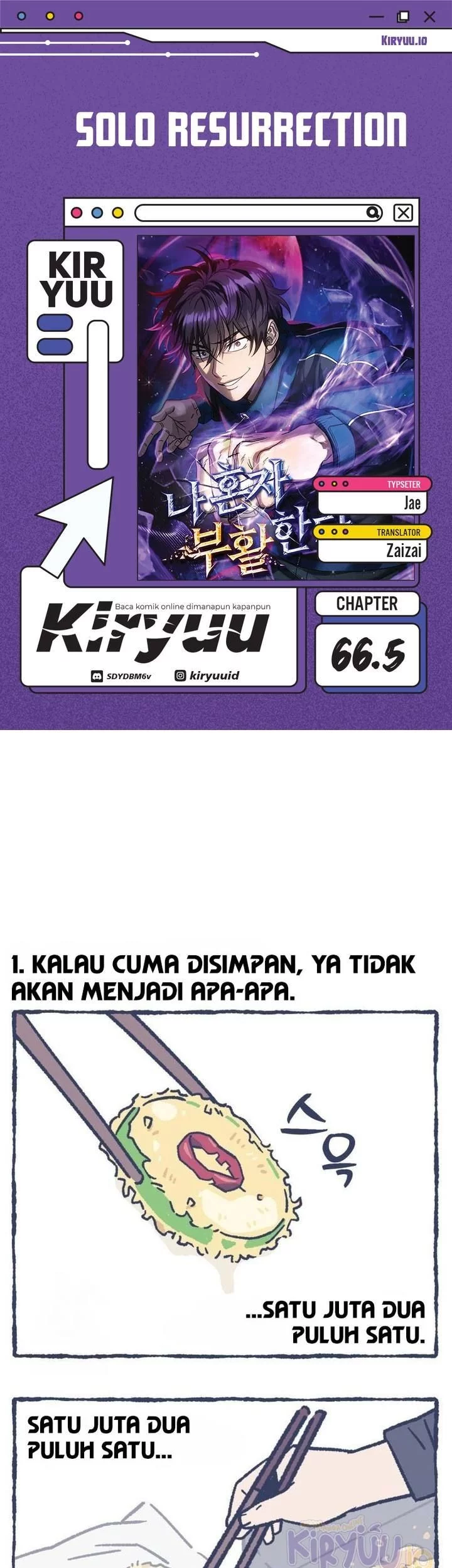 Baca Komik Solo Resurrection Chapter 66.5 Gambar 1