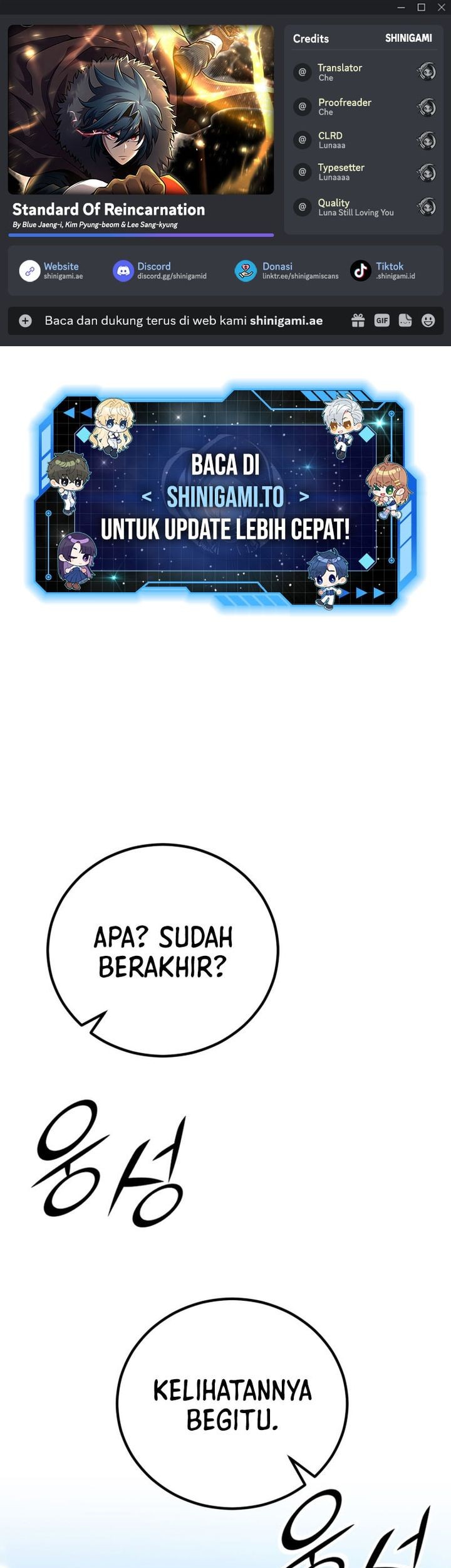 Baca Komik Standard of Reincarnation Chapter 152 Gambar 1