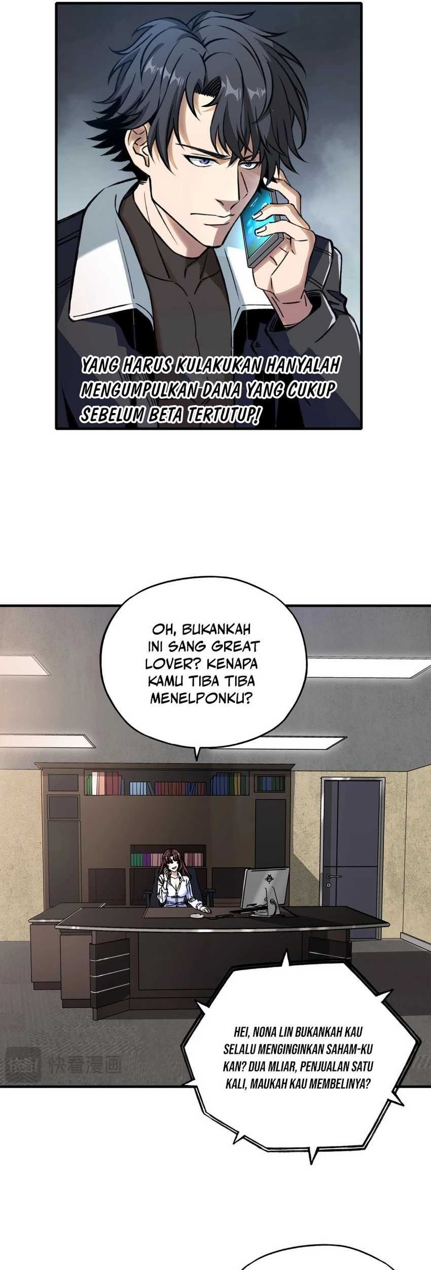 Start by changing your job to the God of Wealth and taming billions of divine pets! Chapter 1 Gambar 54