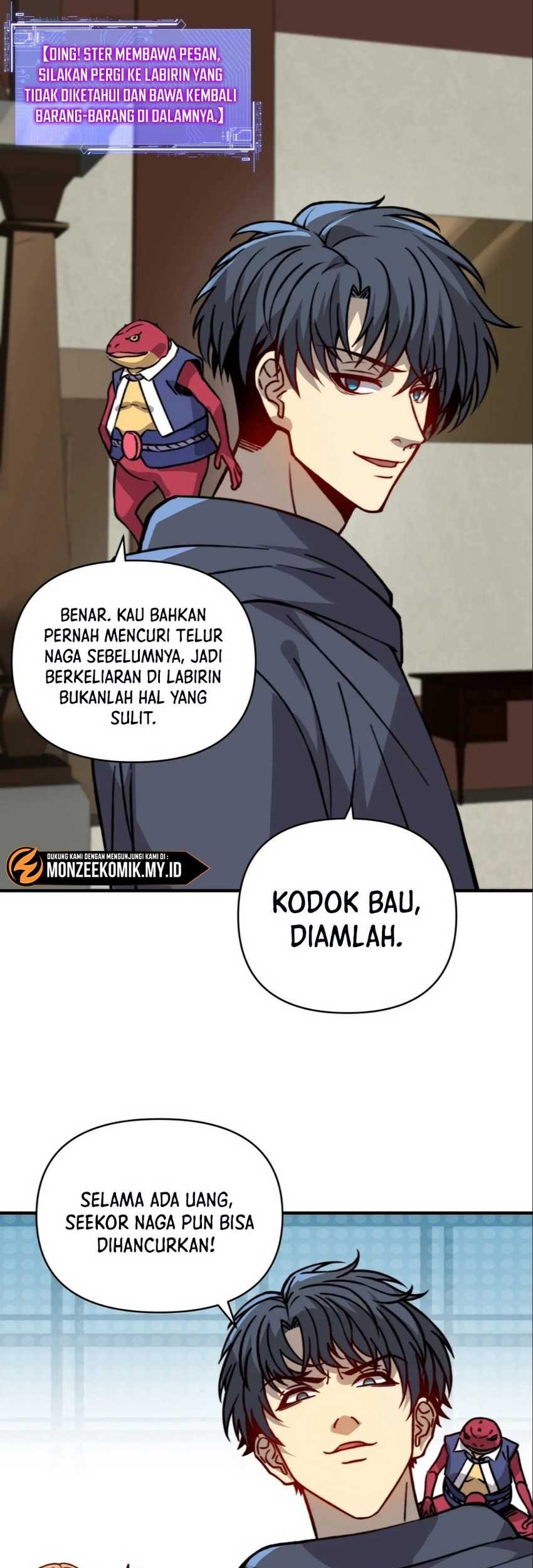 Start by changing your job to the God of Wealth and taming billions of divine pets! Chapter 11 Gambar 22
