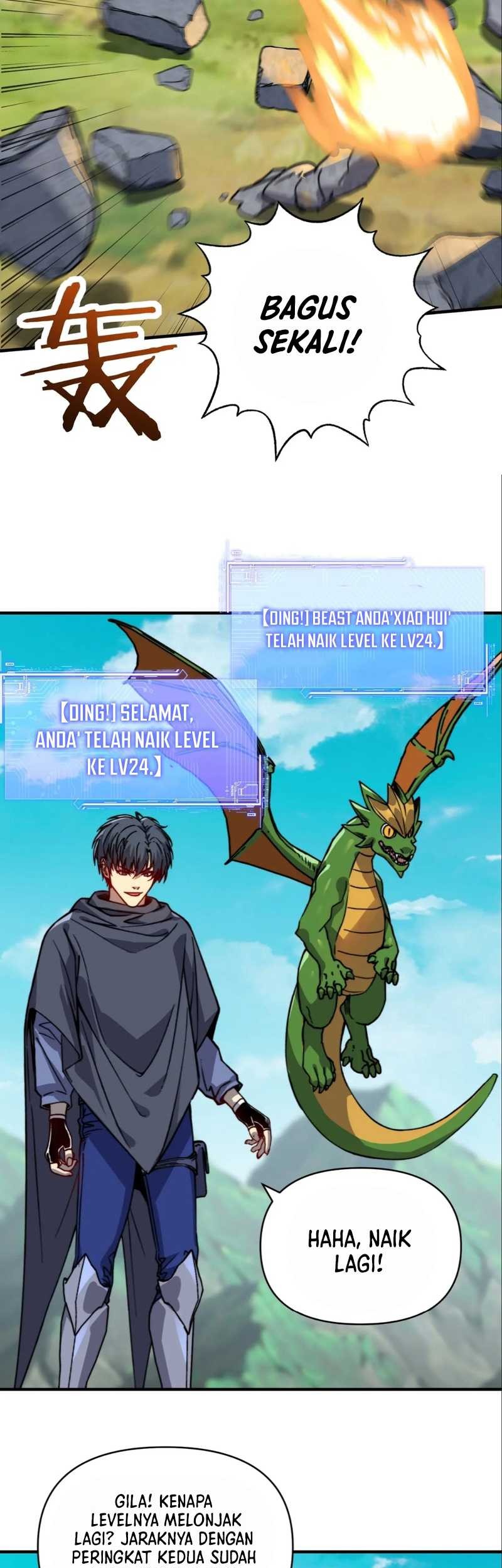 Start by changing your job to the God of Wealth and taming billions of divine pets! Chapter 15 Gambar 31