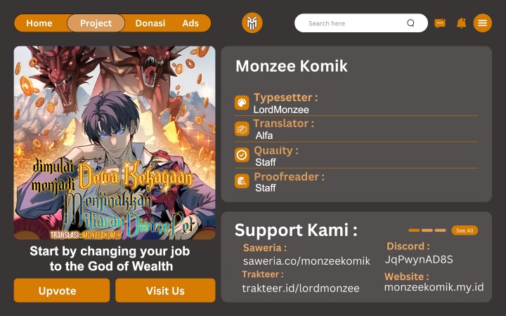 Baca Komik Start by changing your job to the God of Wealth and taming billions of divine pets! Chapter 16 Gambar 1