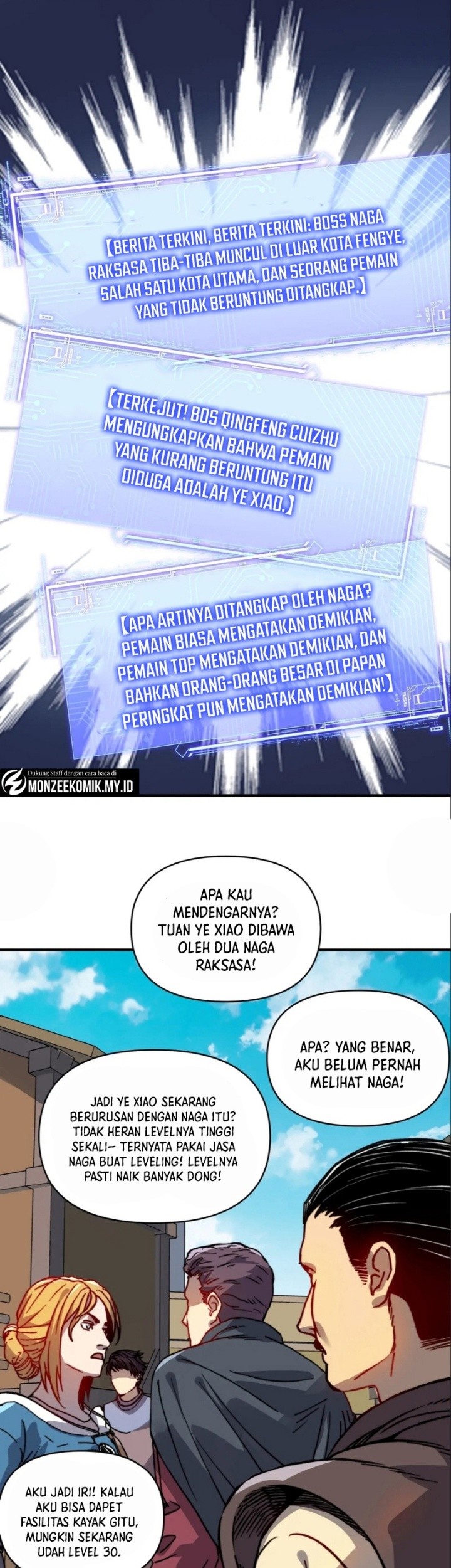 Start by changing your job to the God of Wealth and taming billions of divine pets! Chapter 16 Gambar 16