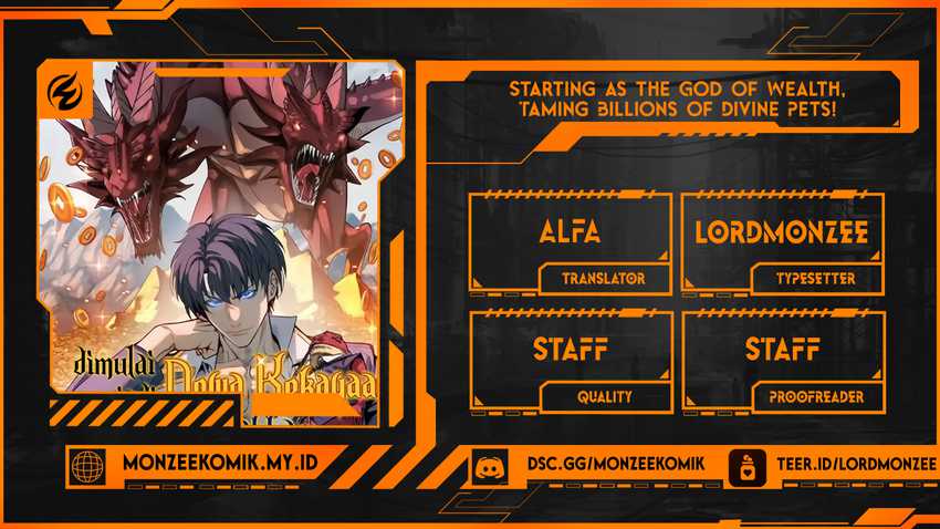 Baca Komik Start by changing your job to the God of Wealth and taming billions of divine pets! Chapter 24 Gambar 1