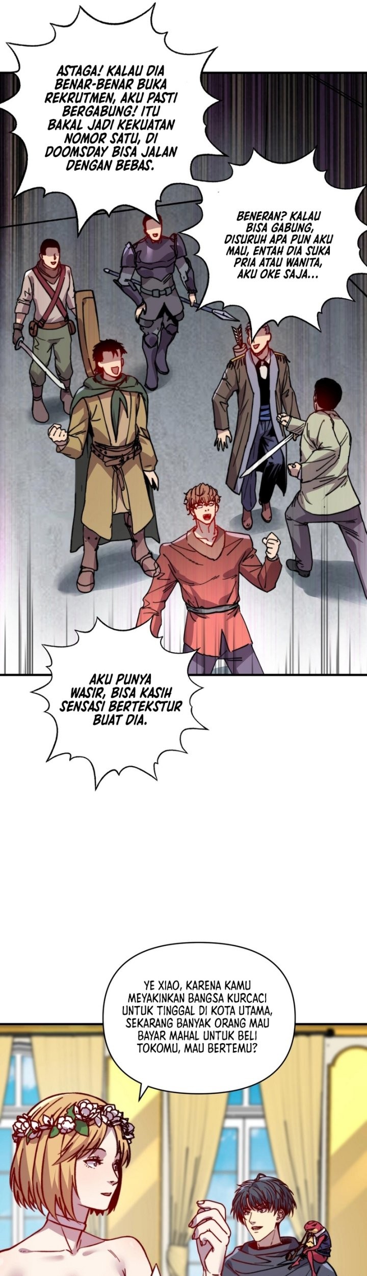 Start by changing your job to the God of Wealth and taming billions of divine pets! Chapter 32 Gambar 16