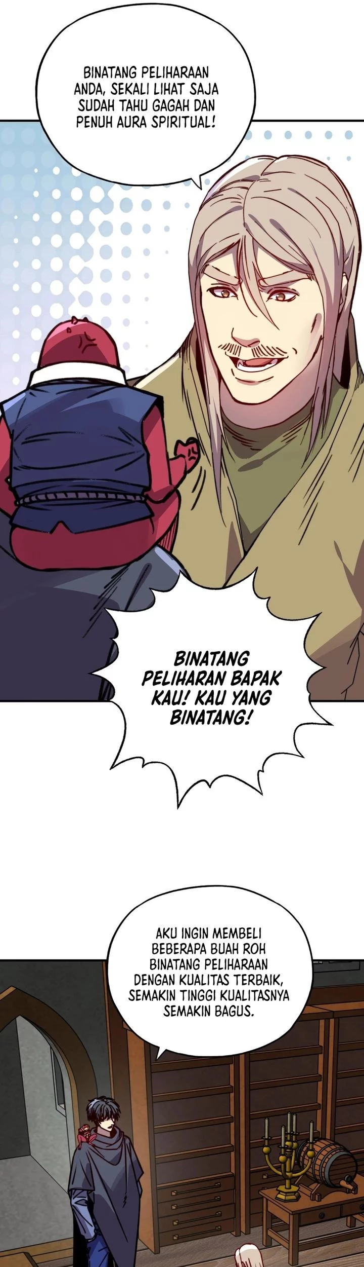 Start by changing your job to the God of Wealth and taming billions of divine pets! Chapter 35 Gambar 25