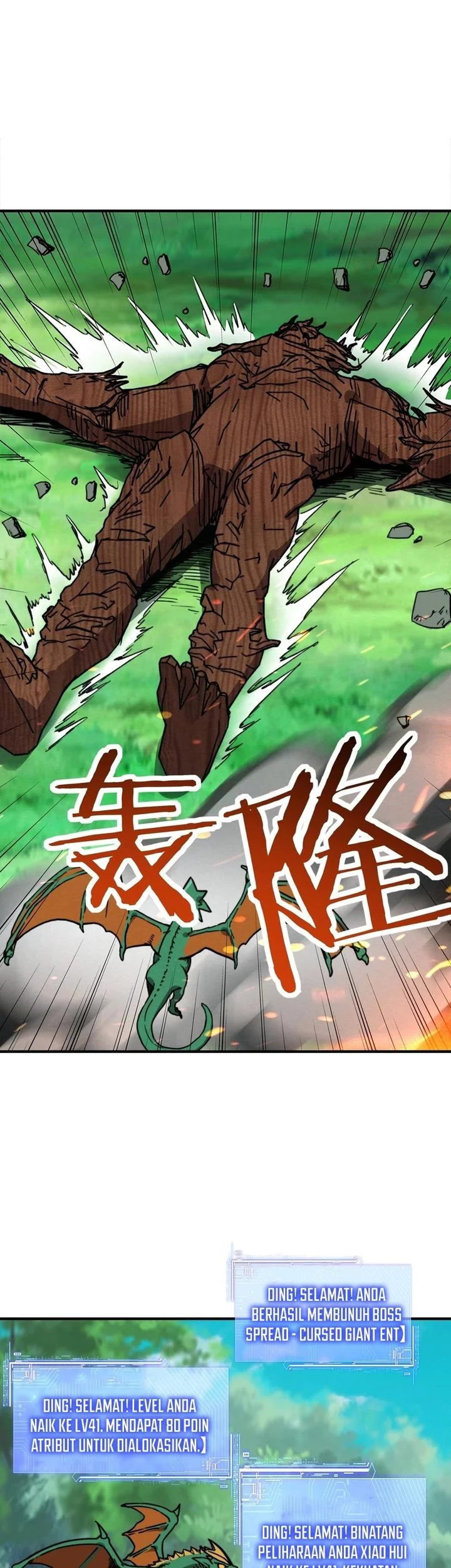 Start by changing your job to the God of Wealth and taming billions of divine pets! Chapter 35 Gambar 39