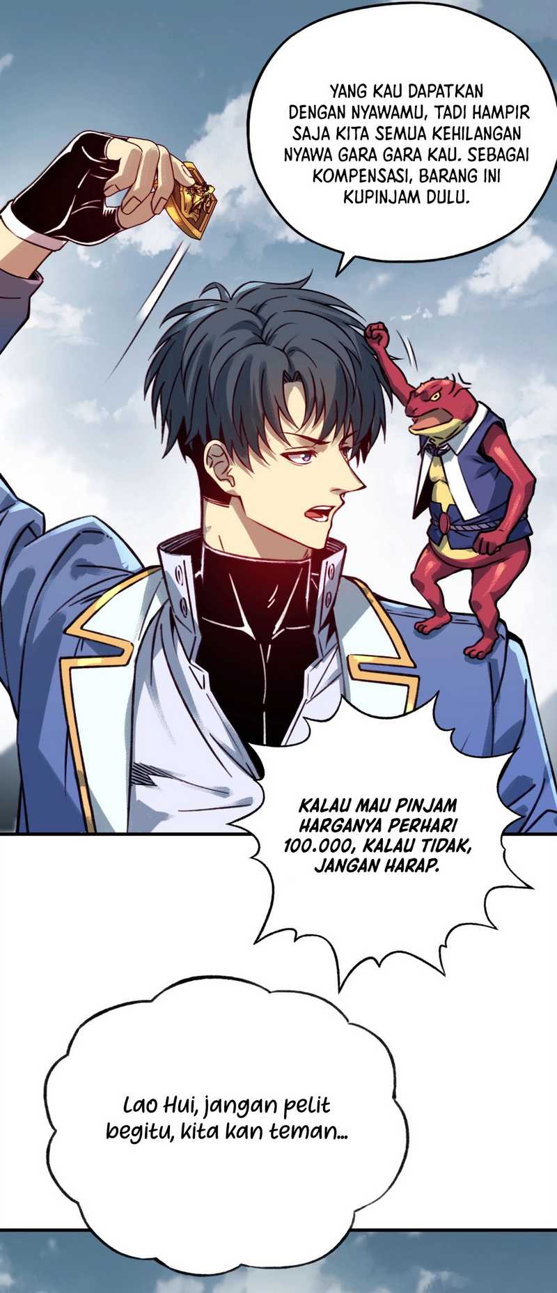 Start by changing your job to the God of Wealth and taming billions of divine pets! Chapter 4 Gambar 14