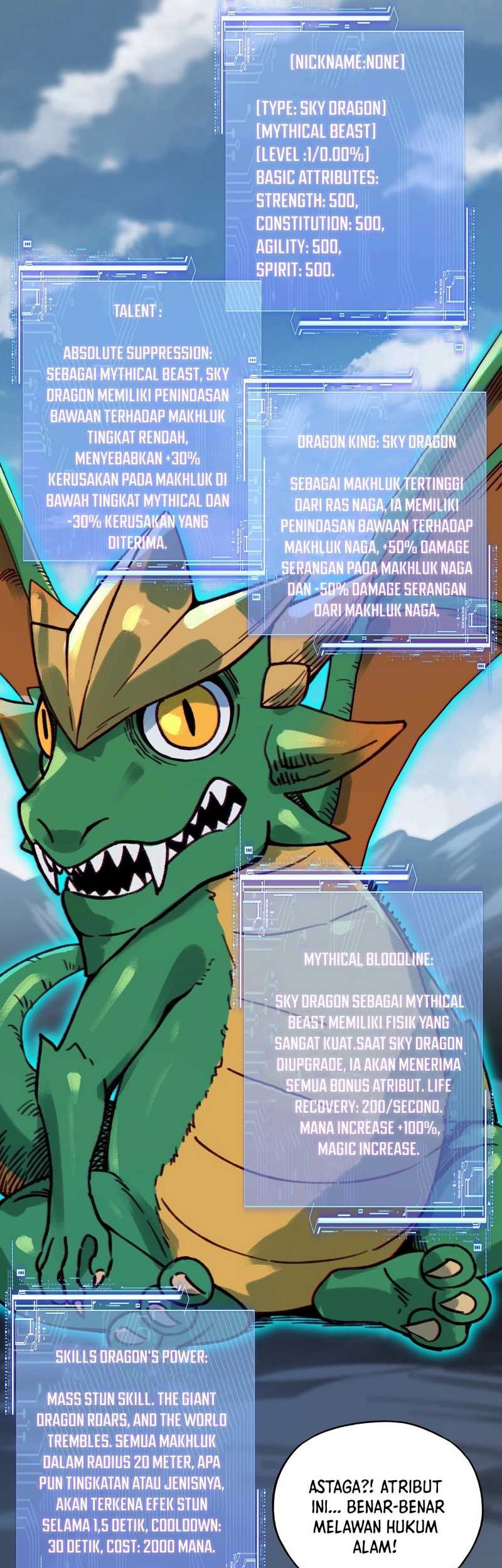 Start by changing your job to the God of Wealth and taming billions of divine pets! Chapter 4 Gambar 6