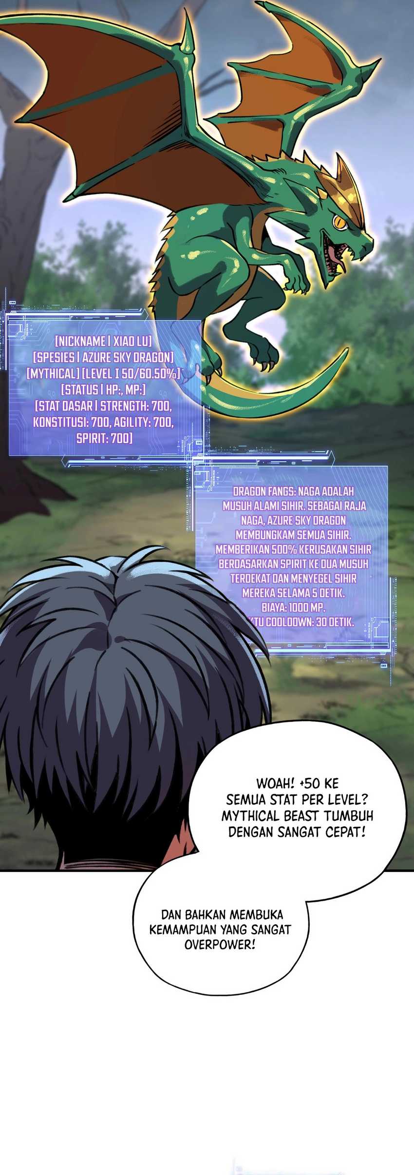 Start by changing your job to the God of Wealth and taming billions of divine pets! Chapter 5 Gambar 38