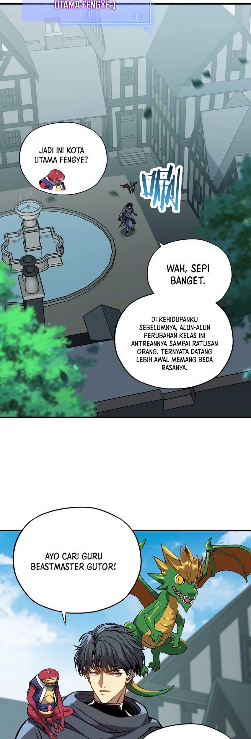 Start by changing your job to the God of Wealth and taming billions of divine pets! Chapter 7 Gambar 18