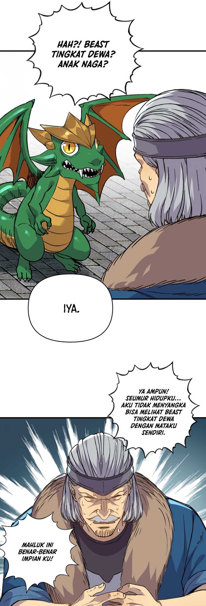 Start by changing your job to the God of Wealth and taming billions of divine pets! Chapter 7 Gambar 32