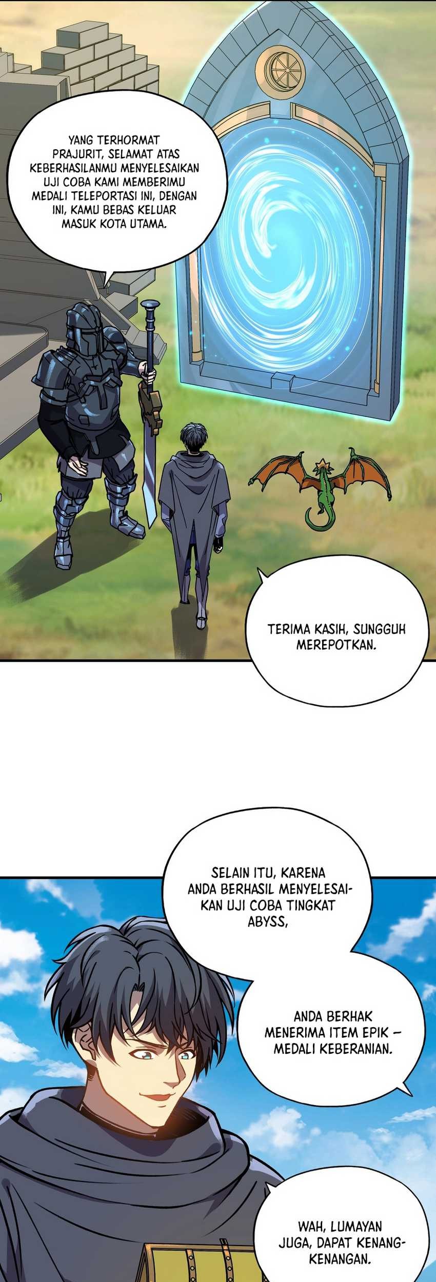 Start by changing your job to the God of Wealth and taming billions of divine pets! Chapter 7 Gambar 12
