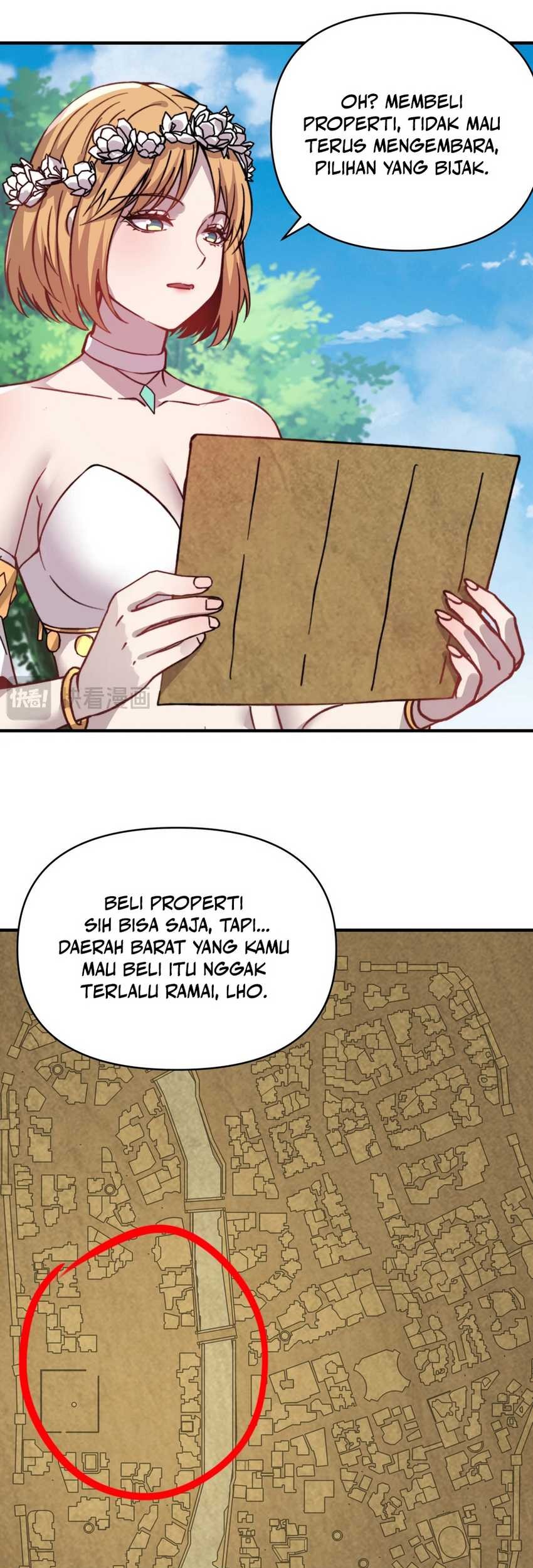 Start by changing your job to the God of Wealth and taming billions of divine pets! Chapter 8 Gambar 39