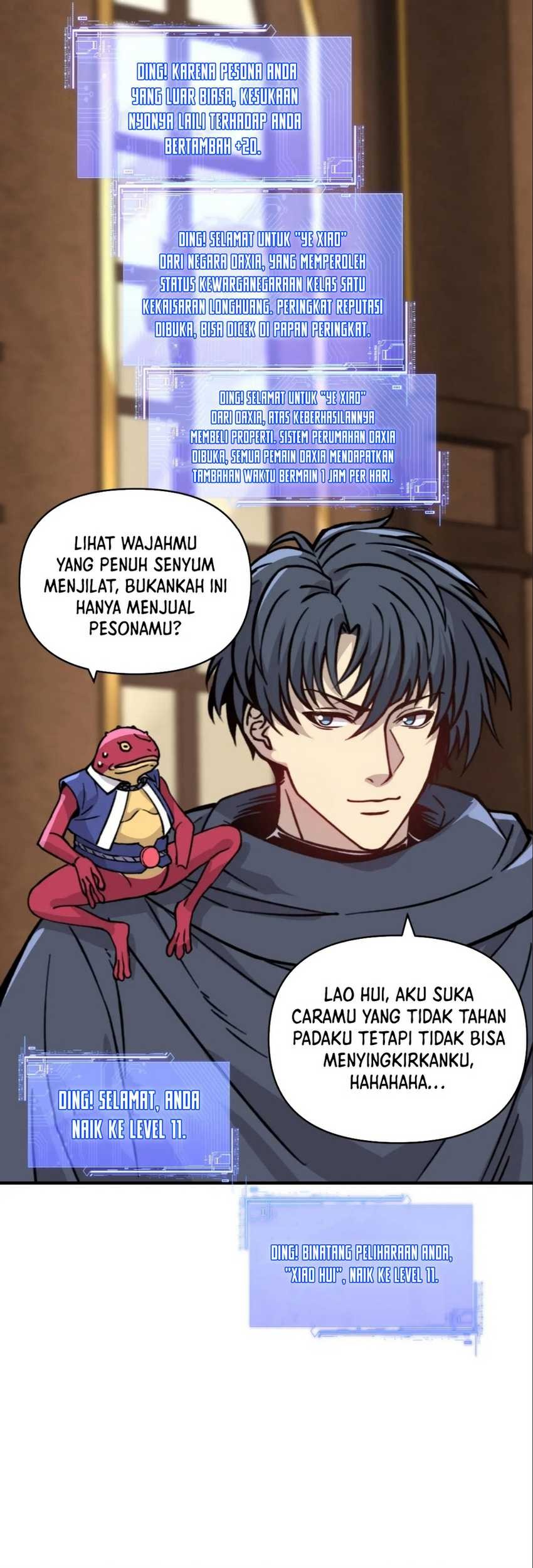 Start by changing your job to the God of Wealth and taming billions of divine pets! Chapter 9 Gambar 17
