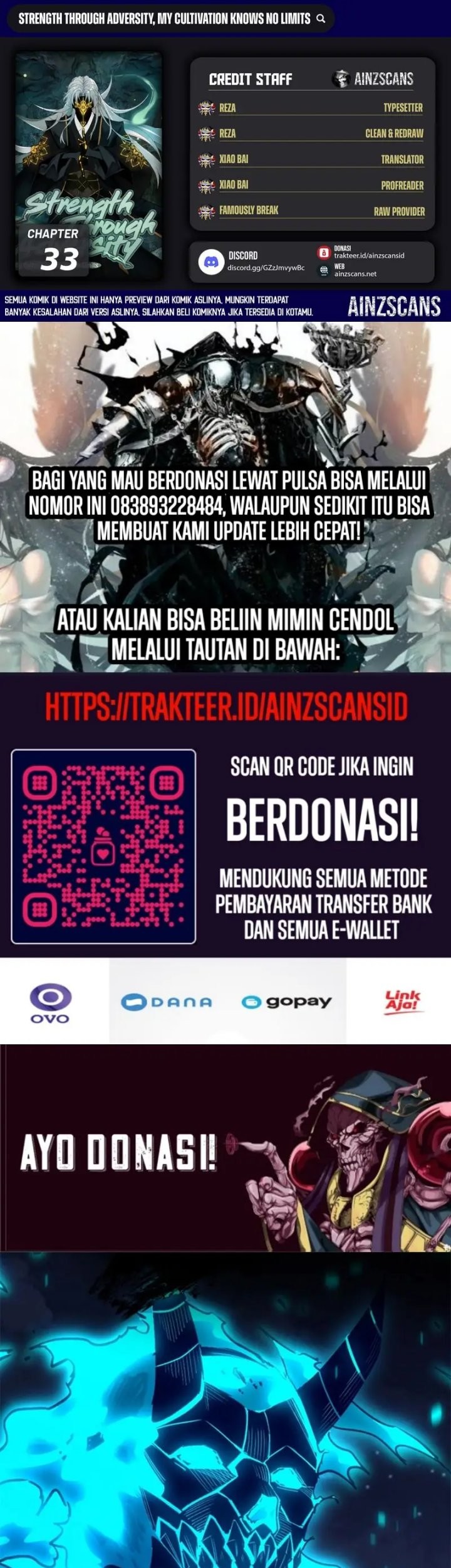 Baca Komik Strength Through Adversity, My Cultivation Knows No Limits Chapter 33 Gambar 1