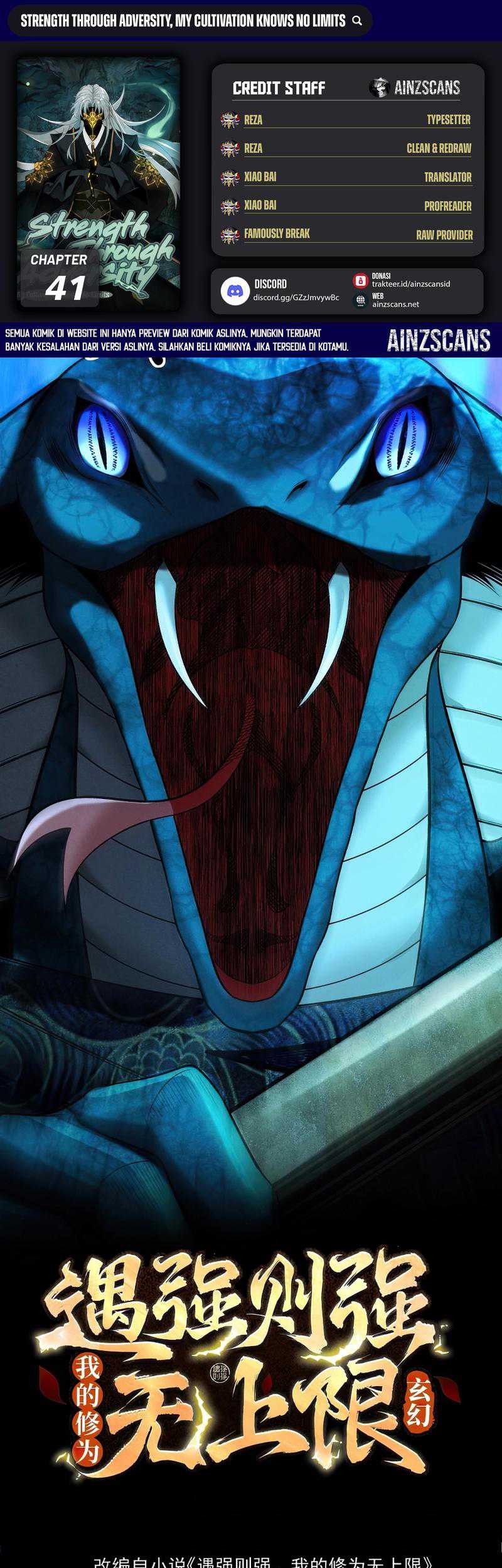 Baca Komik Strength Through Adversity, My Cultivation Knows No Limits Chapter 41 Gambar 1