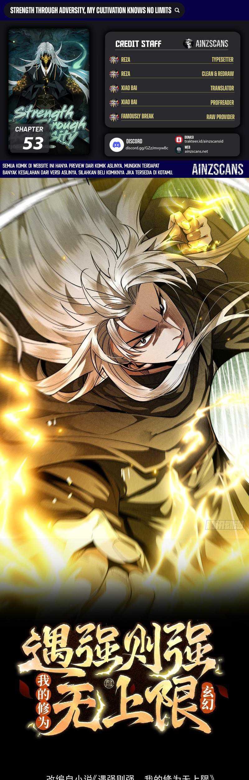 Baca Komik Strength Through Adversity, My Cultivation Knows No Limits Chapter 53 Gambar 1