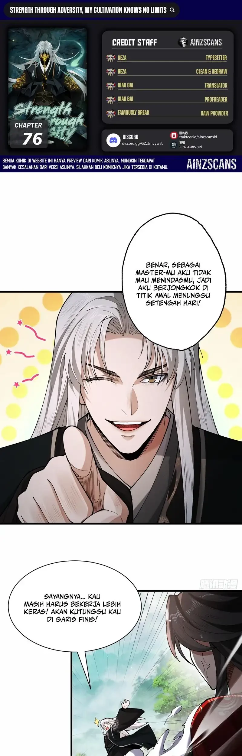 Baca Komik Strength Through Adversity, My Cultivation Knows No Limits Chapter 76 Gambar 1