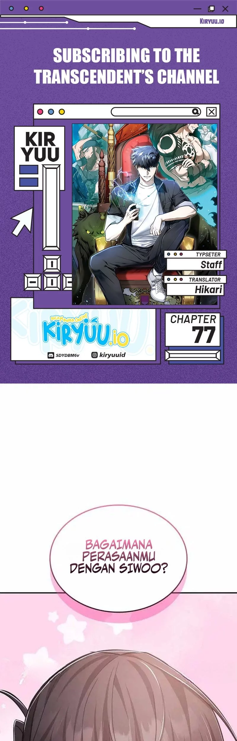 Baca Komik Subscribing to the Transcendent’s Channel Chapter 77 Gambar 1