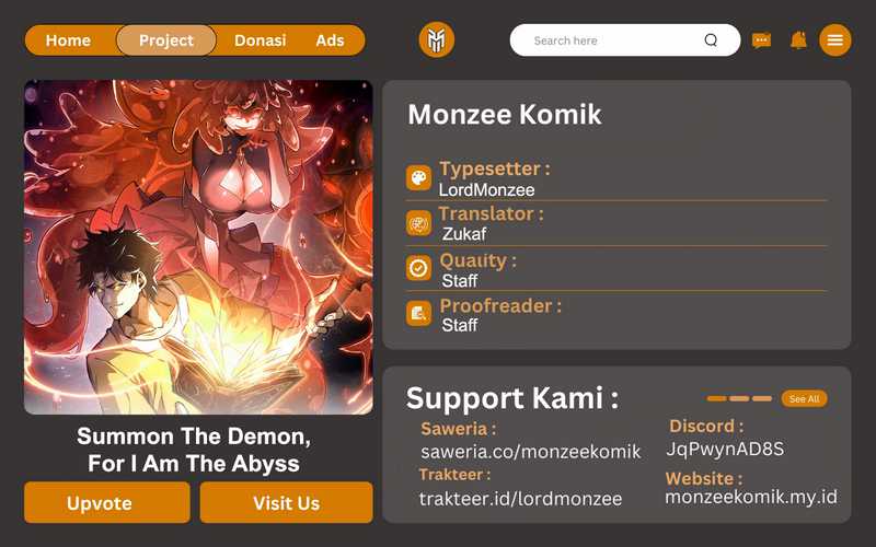 Baca Komik Summon The Demon, For I Am The Abyss Chapter 11 Gambar 1