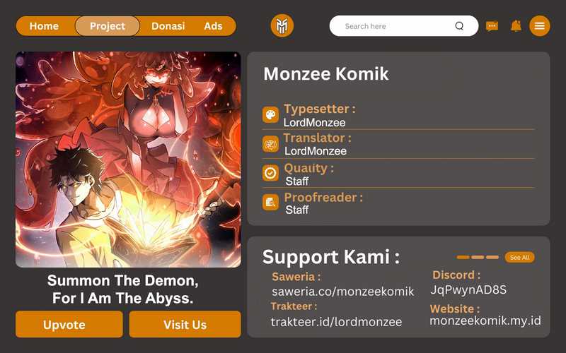 Baca Komik Summon The Demon, For I Am The Abyss Chapter 3 Gambar 1