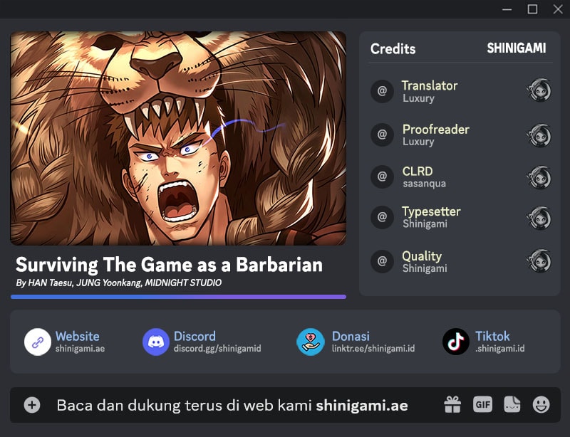 Baca Komik Survive as a Barbarian in the Game Chapter 106 Gambar 1