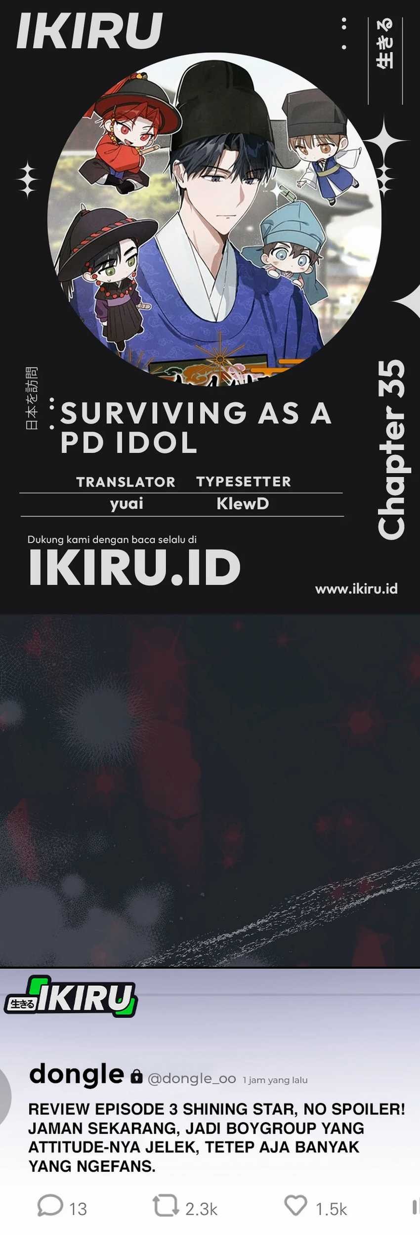 Baca Komik Surviving as a PD Idol Chapter 35 Gambar 1