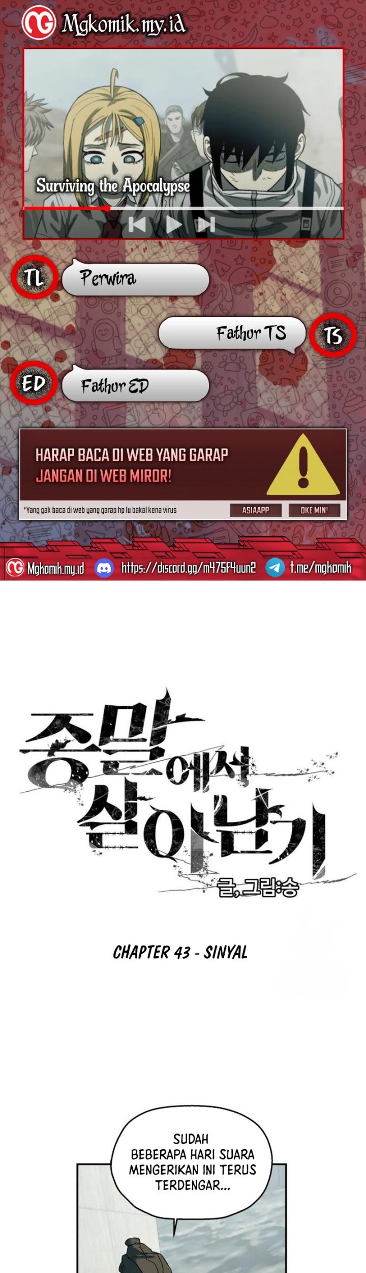 Baca Komik Surviving the Apocalypse Chapter 43 Gambar 1