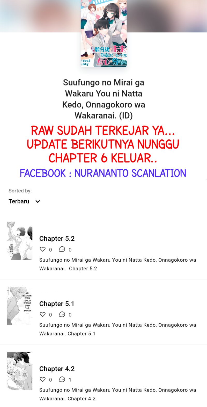 Suufungo no Mirai ga Wakaru You ni Natta Kedo, Onnagokoro wa Wakaranai Chapter 4.1 Gambar 18