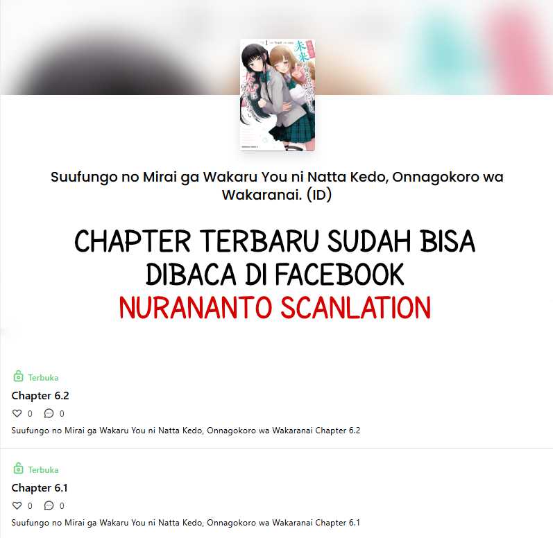 Suufungo no Mirai ga Wakaru You ni Natta Kedo, Onnagokoro wa Wakaranai Chapter 6.1 Gambar 16