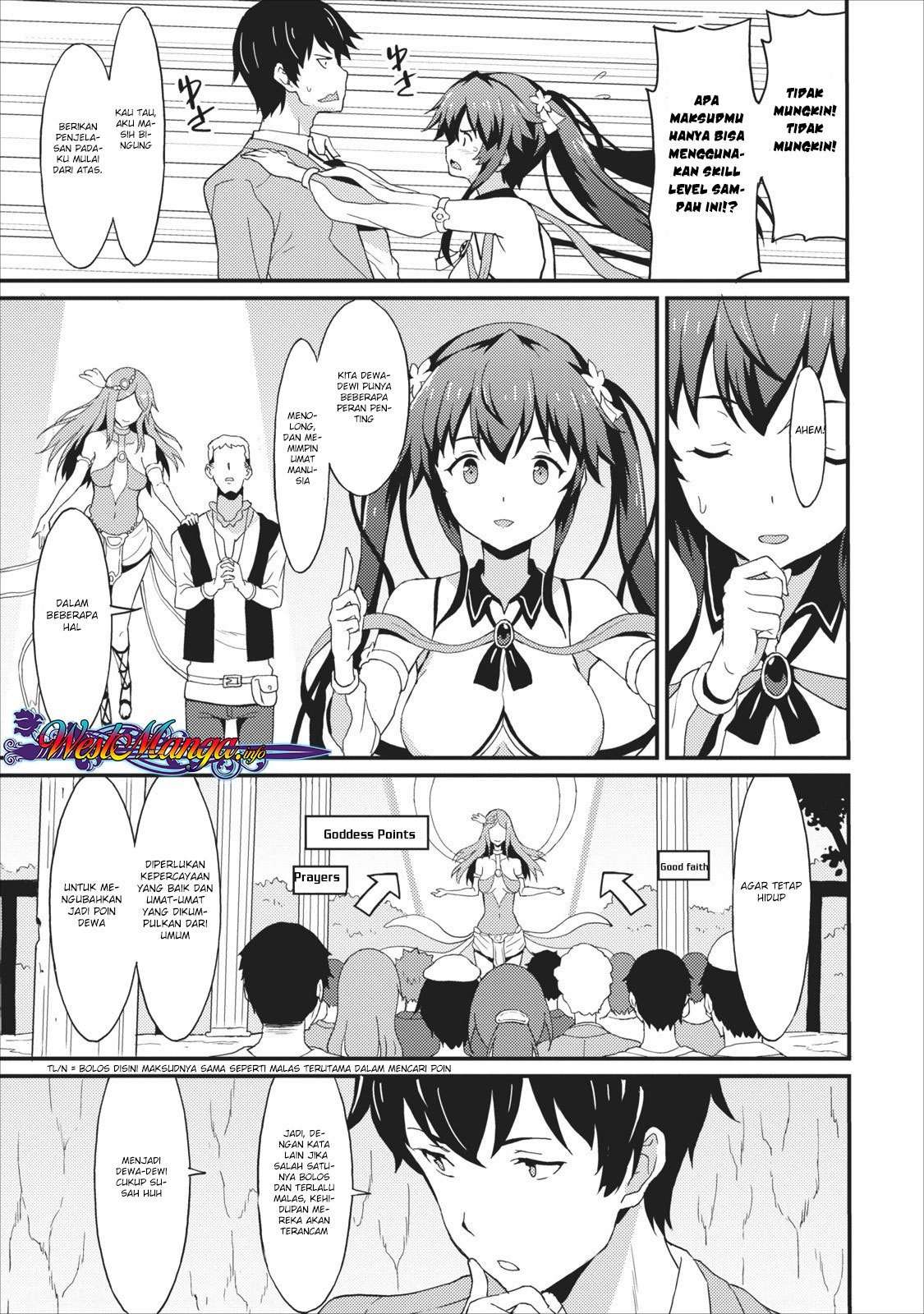 Taberu dake de Level-Up! Damegami to Issho ni Isekai Musou Chapter 1 Gambar 10