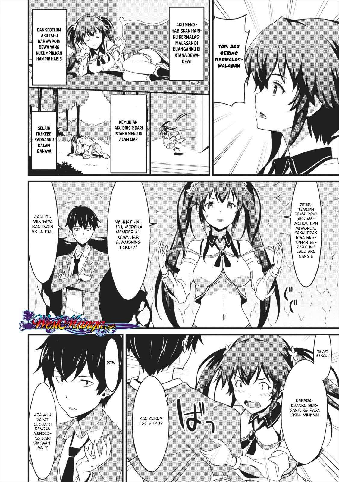 Taberu dake de Level-Up! Damegami to Issho ni Isekai Musou Chapter 1 Gambar 11