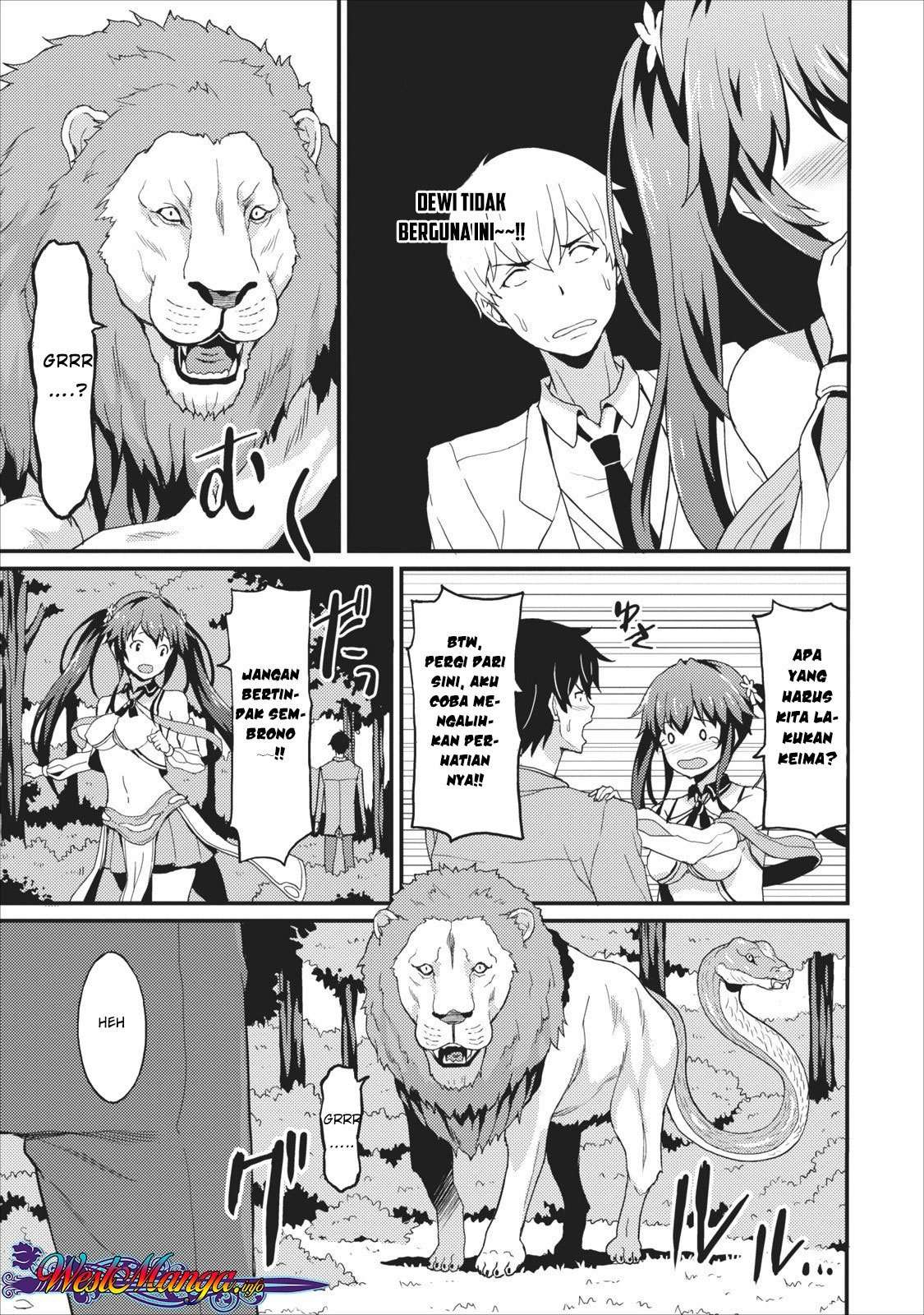 Taberu dake de Level-Up! Damegami to Issho ni Isekai Musou Chapter 1 Gambar 17