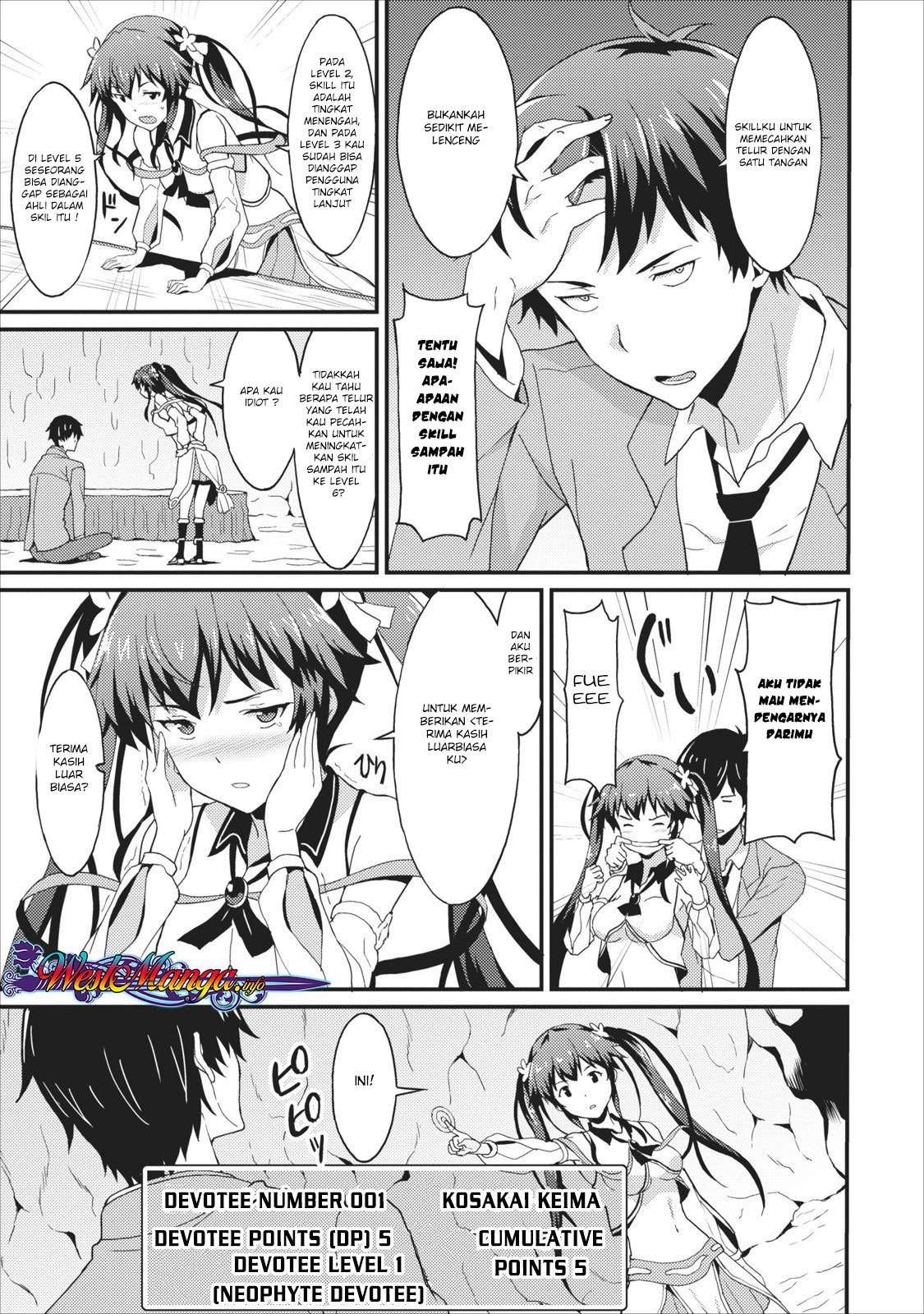 Taberu dake de Level-Up! Damegami to Issho ni Isekai Musou Chapter 1 Gambar 25