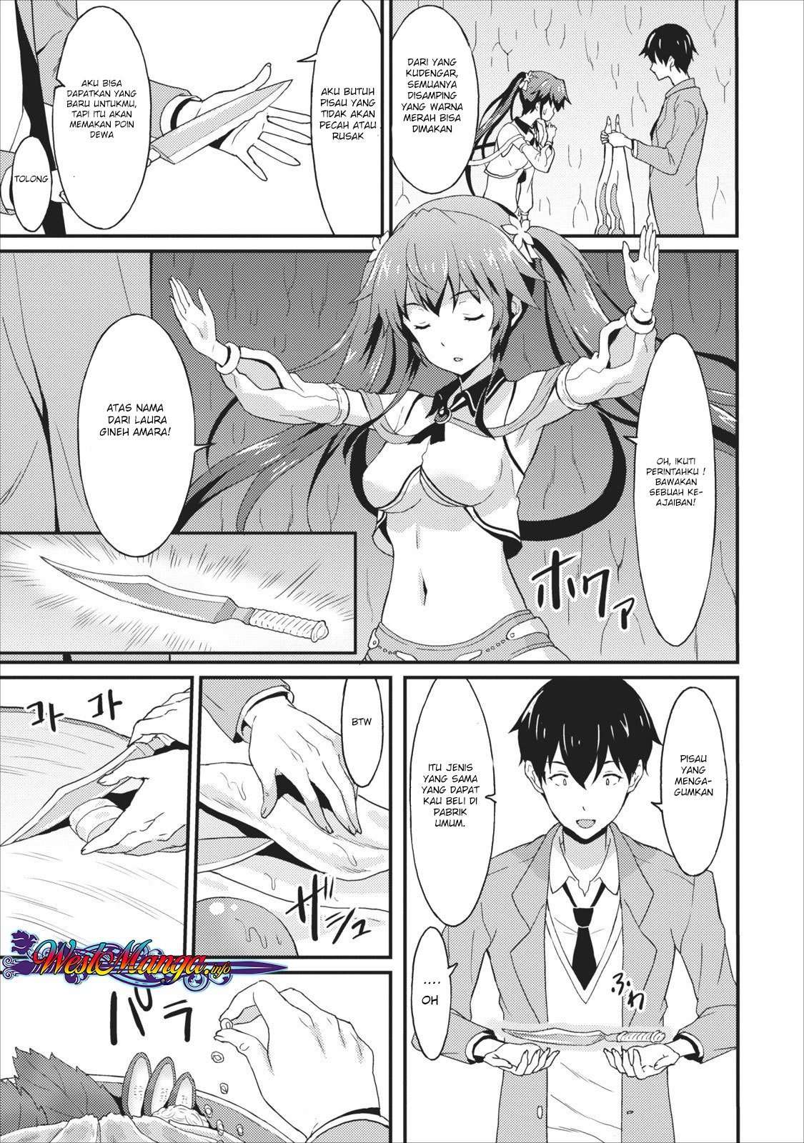 Taberu dake de Level-Up! Damegami to Issho ni Isekai Musou Chapter 1 Gambar 35