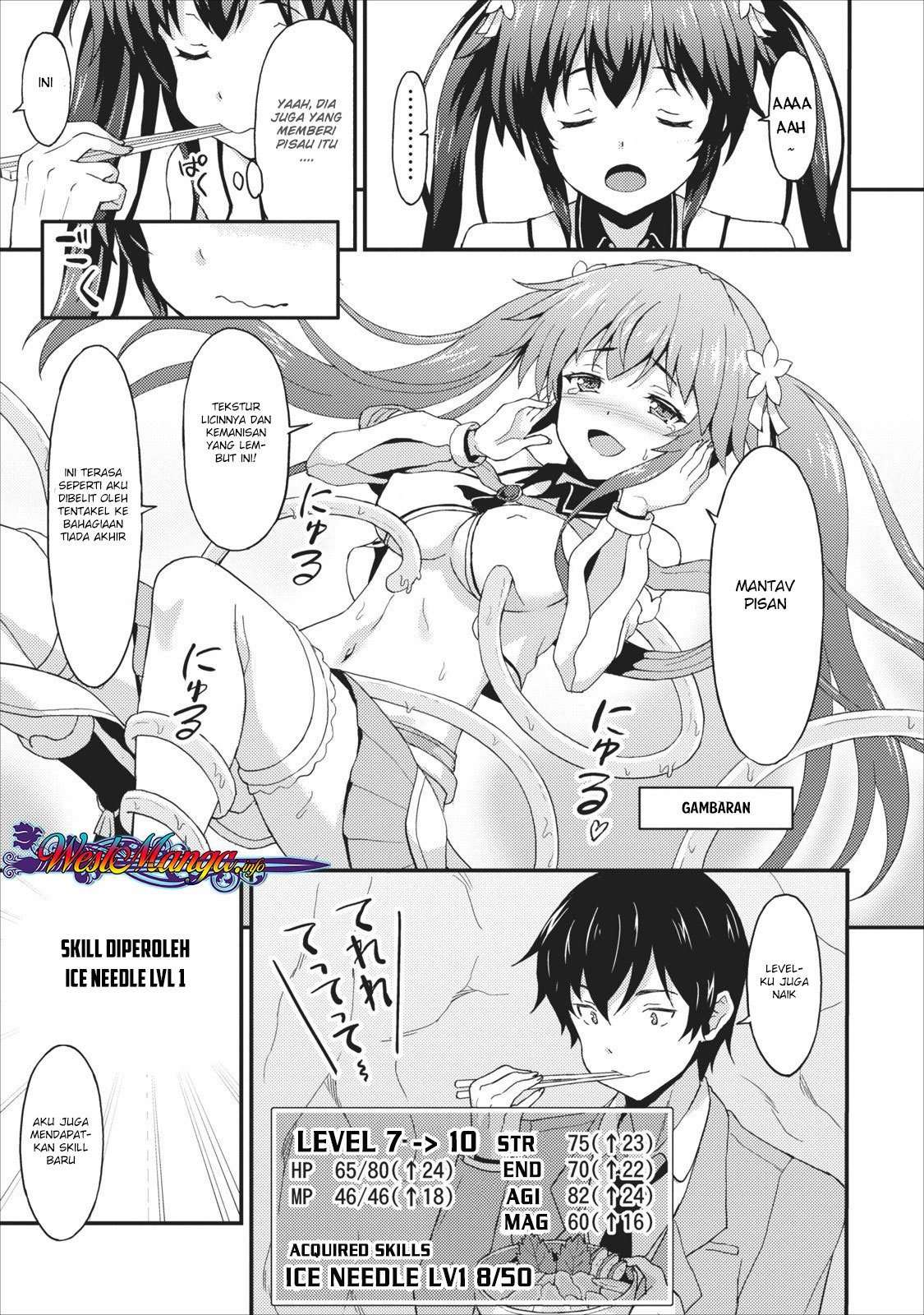 Taberu dake de Level-Up! Damegami to Issho ni Isekai Musou Chapter 1 Gambar 37