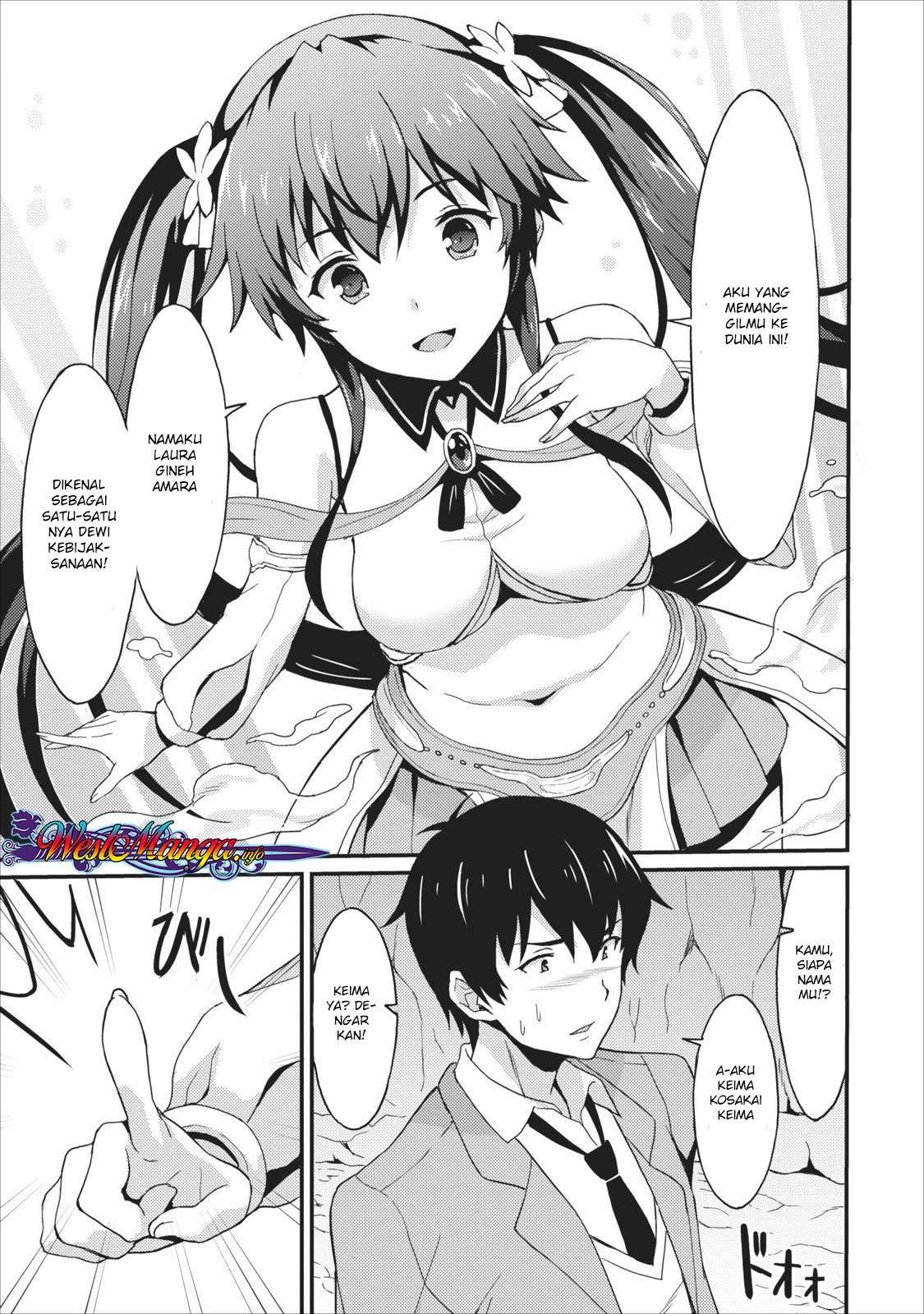 Taberu dake de Level-Up! Damegami to Issho ni Isekai Musou Chapter 1 Gambar 4