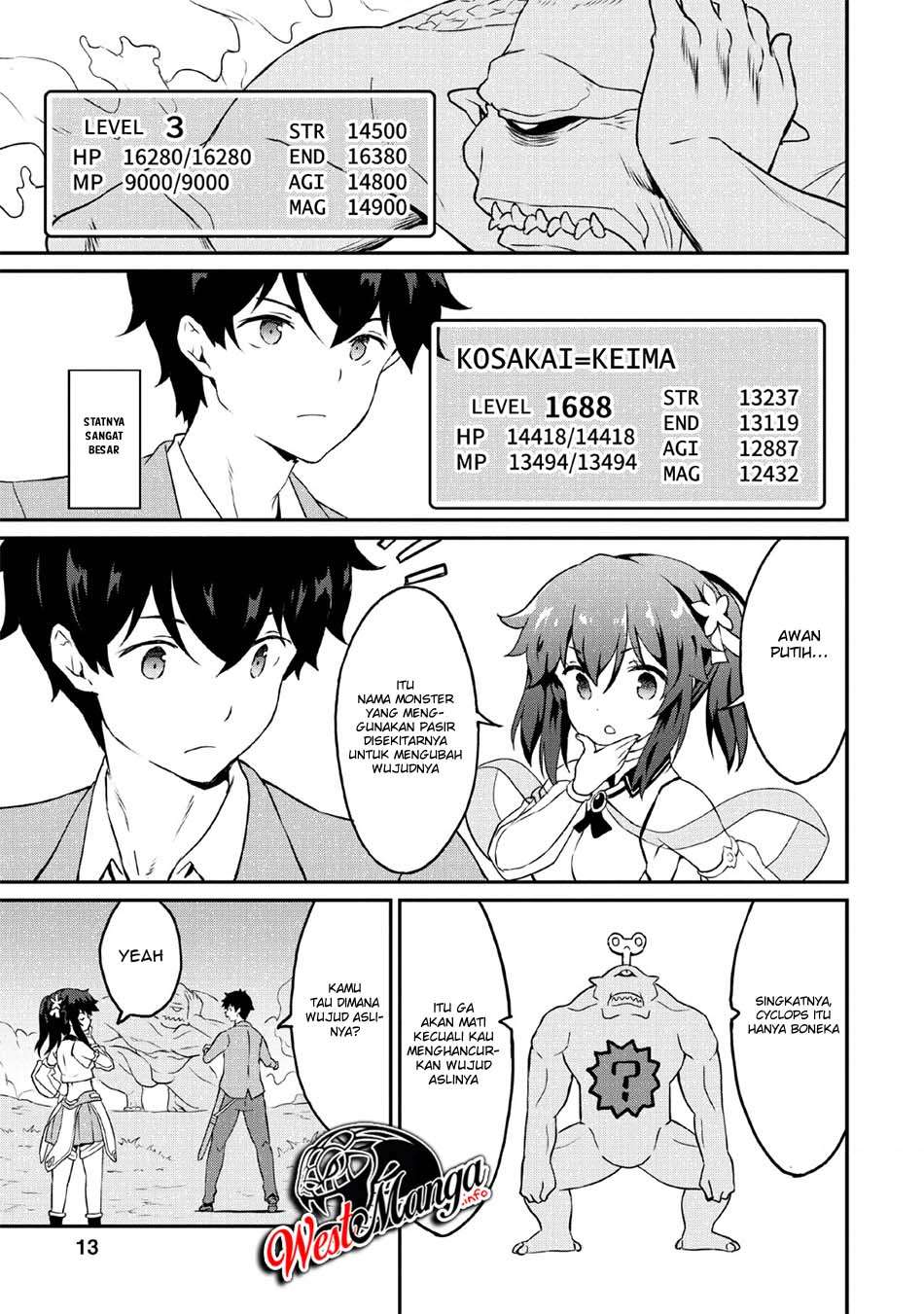 Taberu dake de Level-Up! Damegami to Issho ni Isekai Musou Chapter 16 Gambar 13