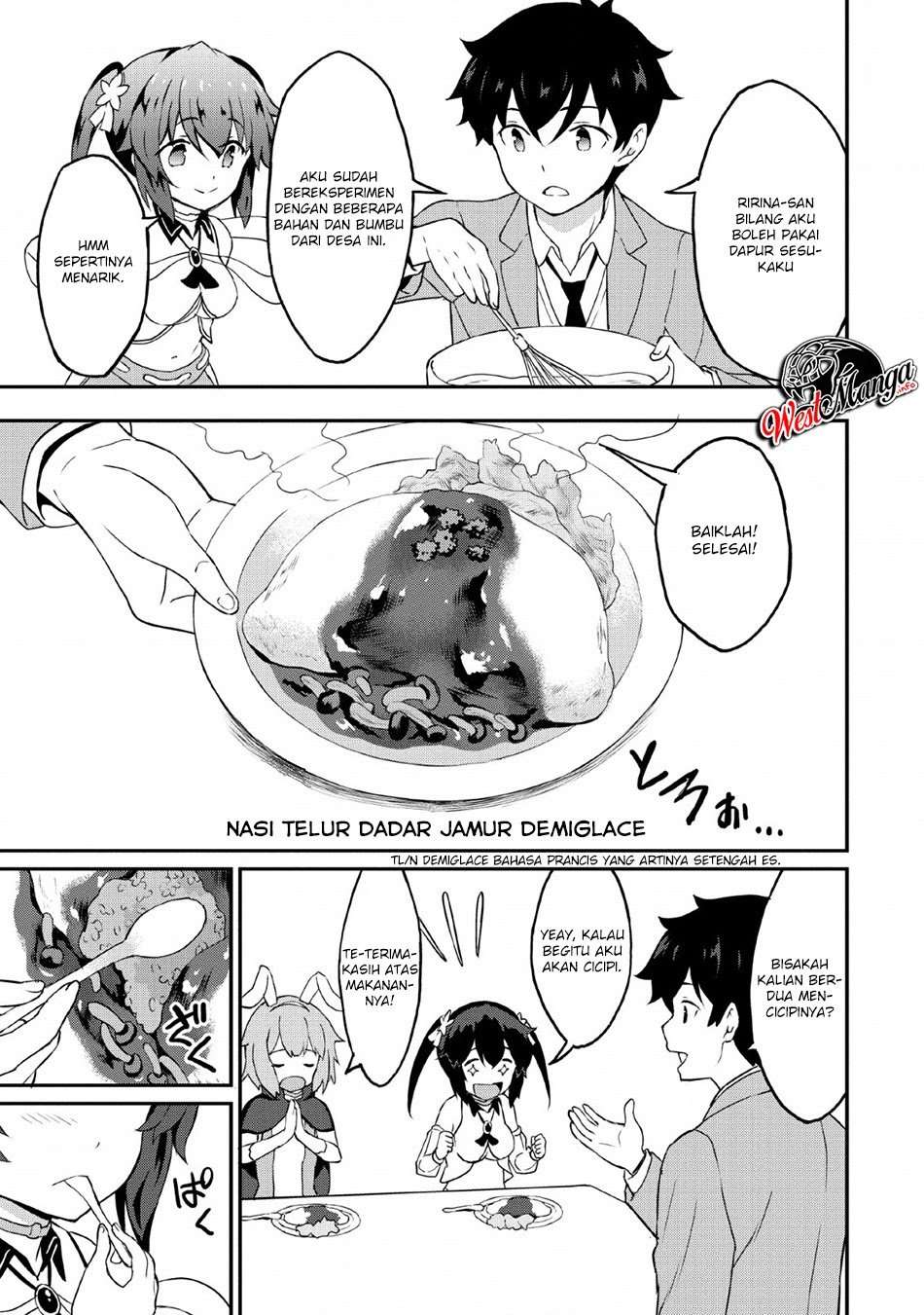 Taberu dake de Level-Up! Damegami to Issho ni Isekai Musou Chapter 17 Gambar 17