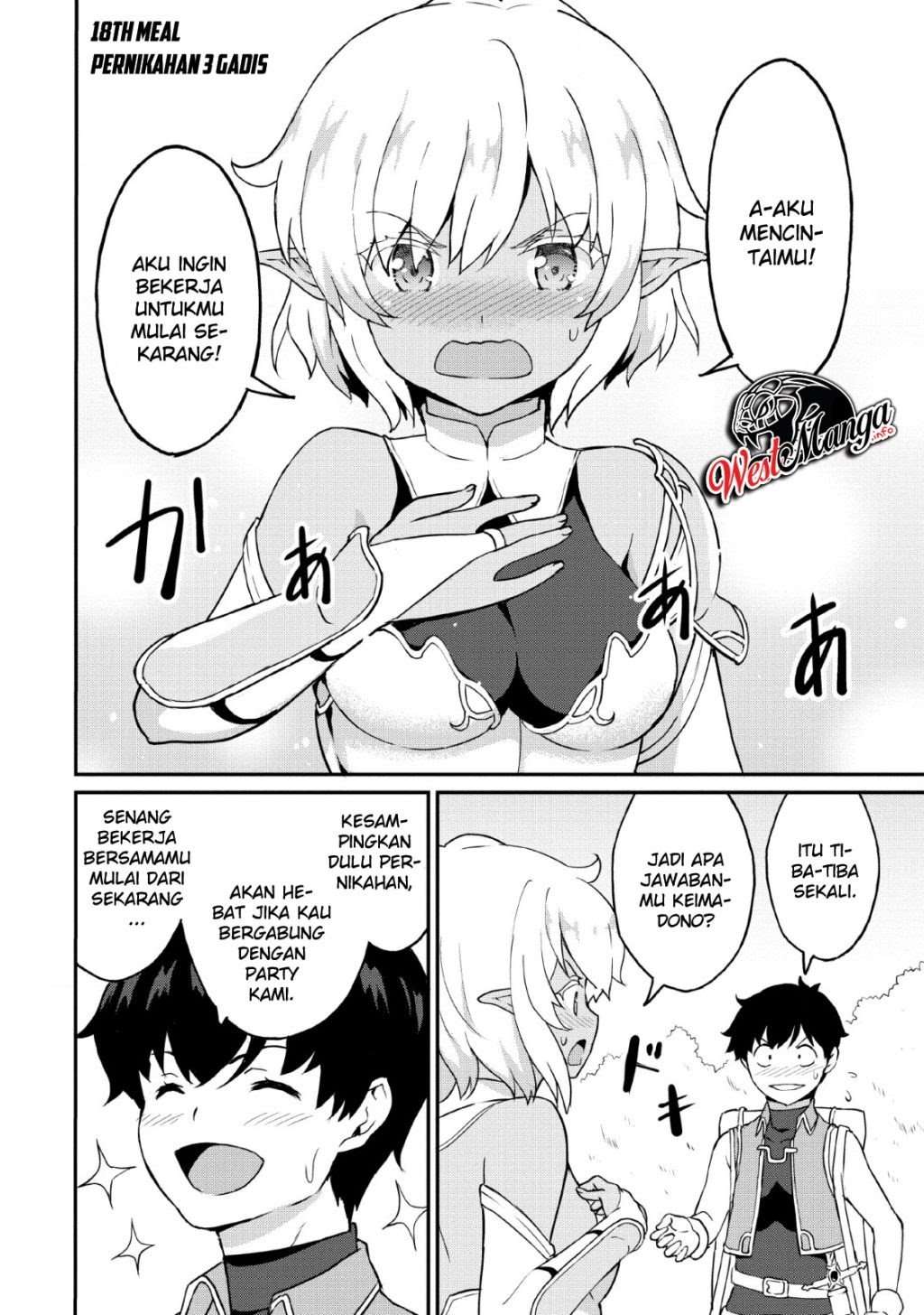 Taberu dake de Level-Up! Damegami to Issho ni Isekai Musou Chapter 18 Gambar 3