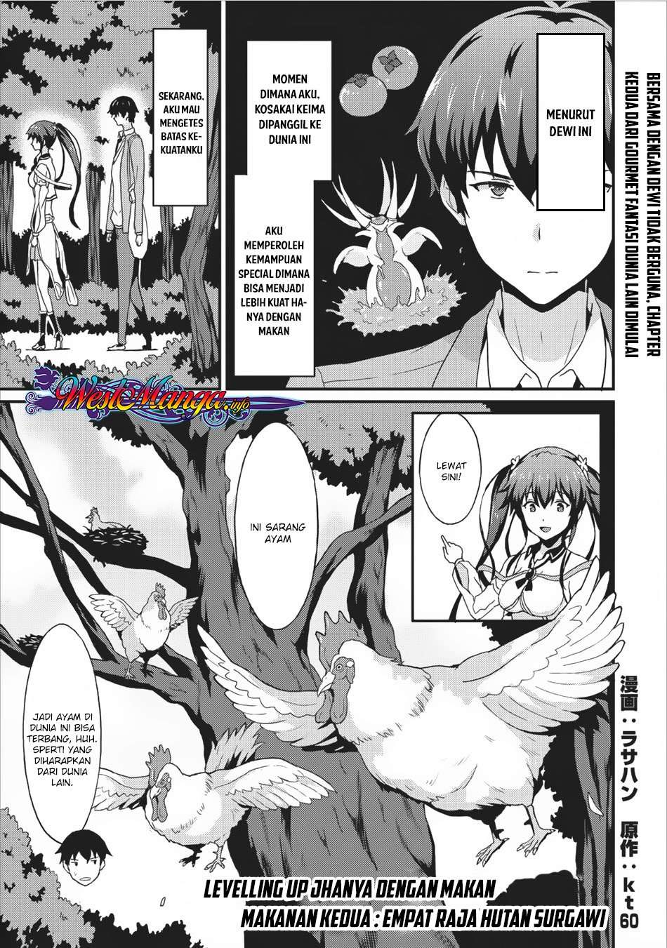 Baca Komik Taberu dake de Level-Up! Damegami to Issho ni Isekai Musou Chapter 2 Gambar 1