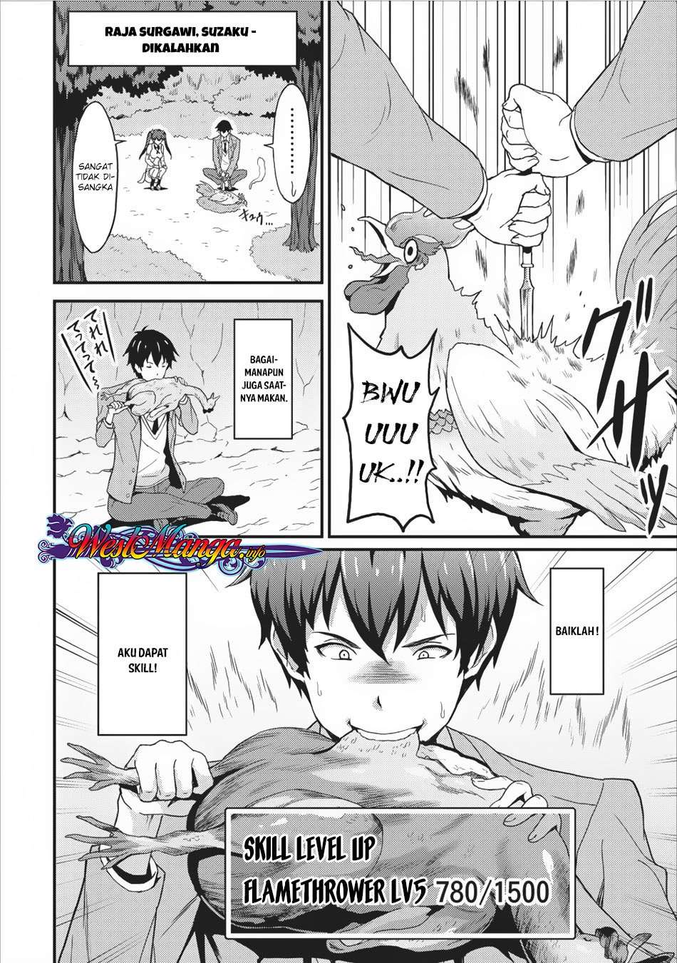 Taberu dake de Level-Up! Damegami to Issho ni Isekai Musou Chapter 2 Gambar 22