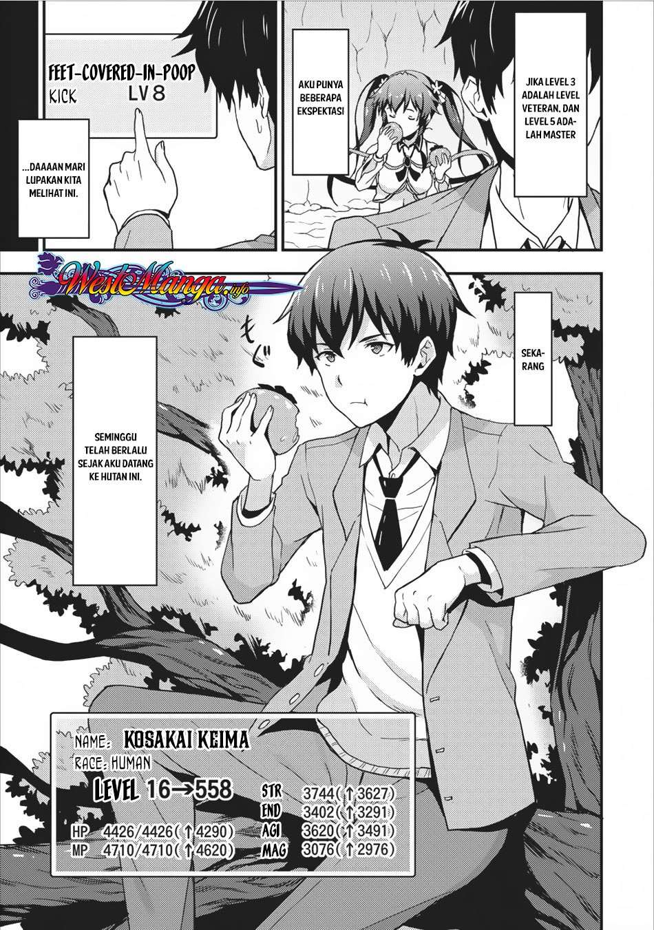 Taberu dake de Level-Up! Damegami to Issho ni Isekai Musou Chapter 2 Gambar 23