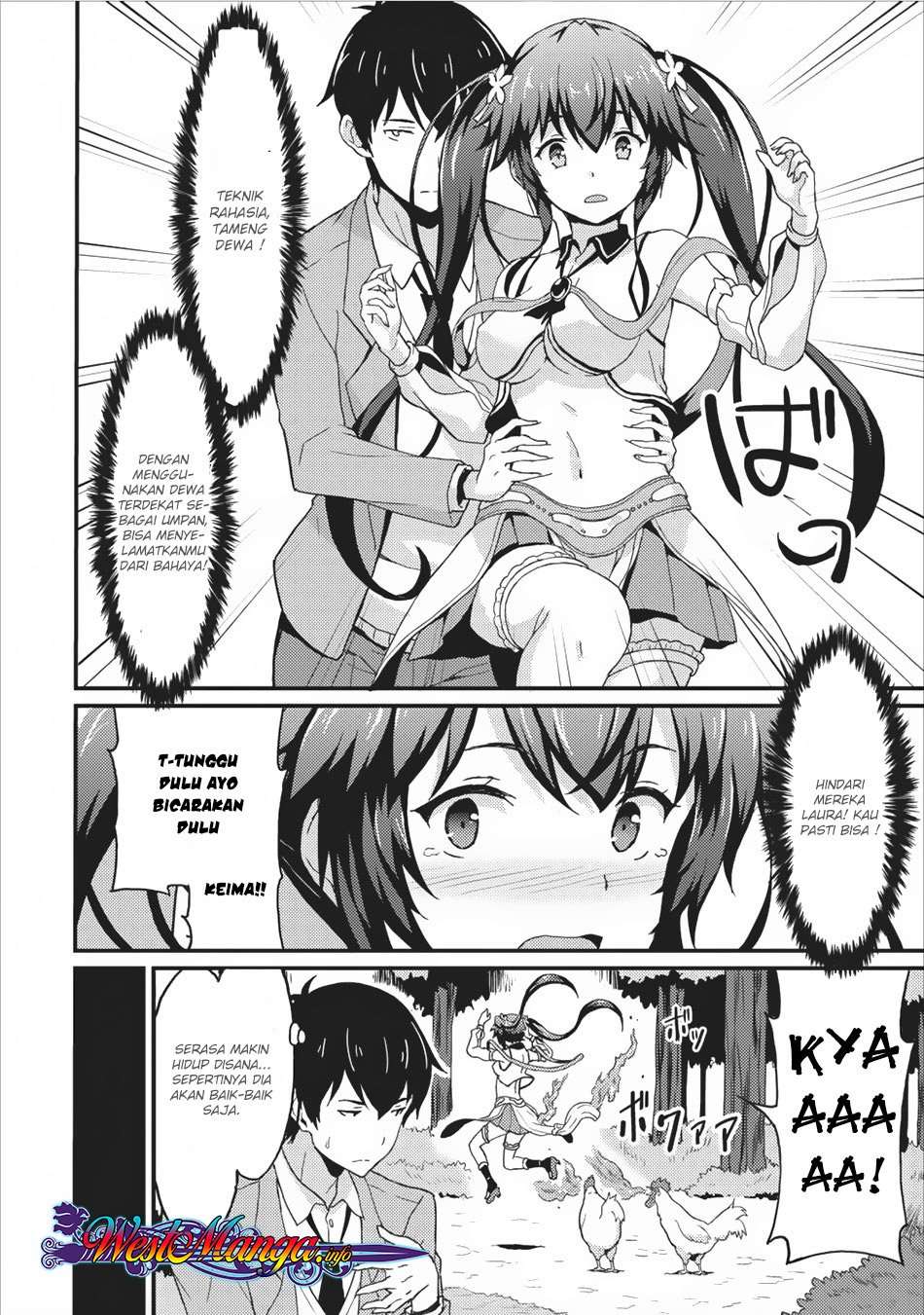 Taberu dake de Level-Up! Damegami to Issho ni Isekai Musou Chapter 2 Gambar 9