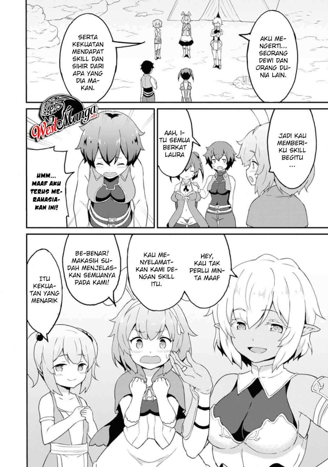 Taberu dake de Level-Up! Damegami to Issho ni Isekai Musou Chapter 20.2 Gambar 6