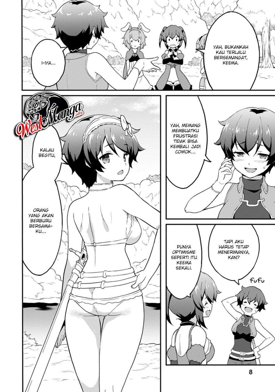 Taberu dake de Level-Up! Damegami to Issho ni Isekai Musou Chapter 21.1 Gambar 8