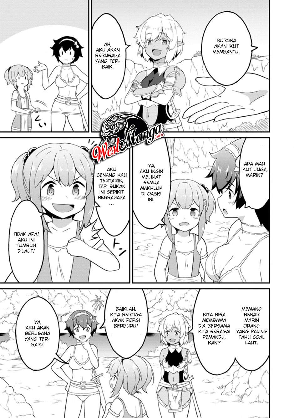 Taberu dake de Level-Up! Damegami to Issho ni Isekai Musou Chapter 21.1 Gambar 9