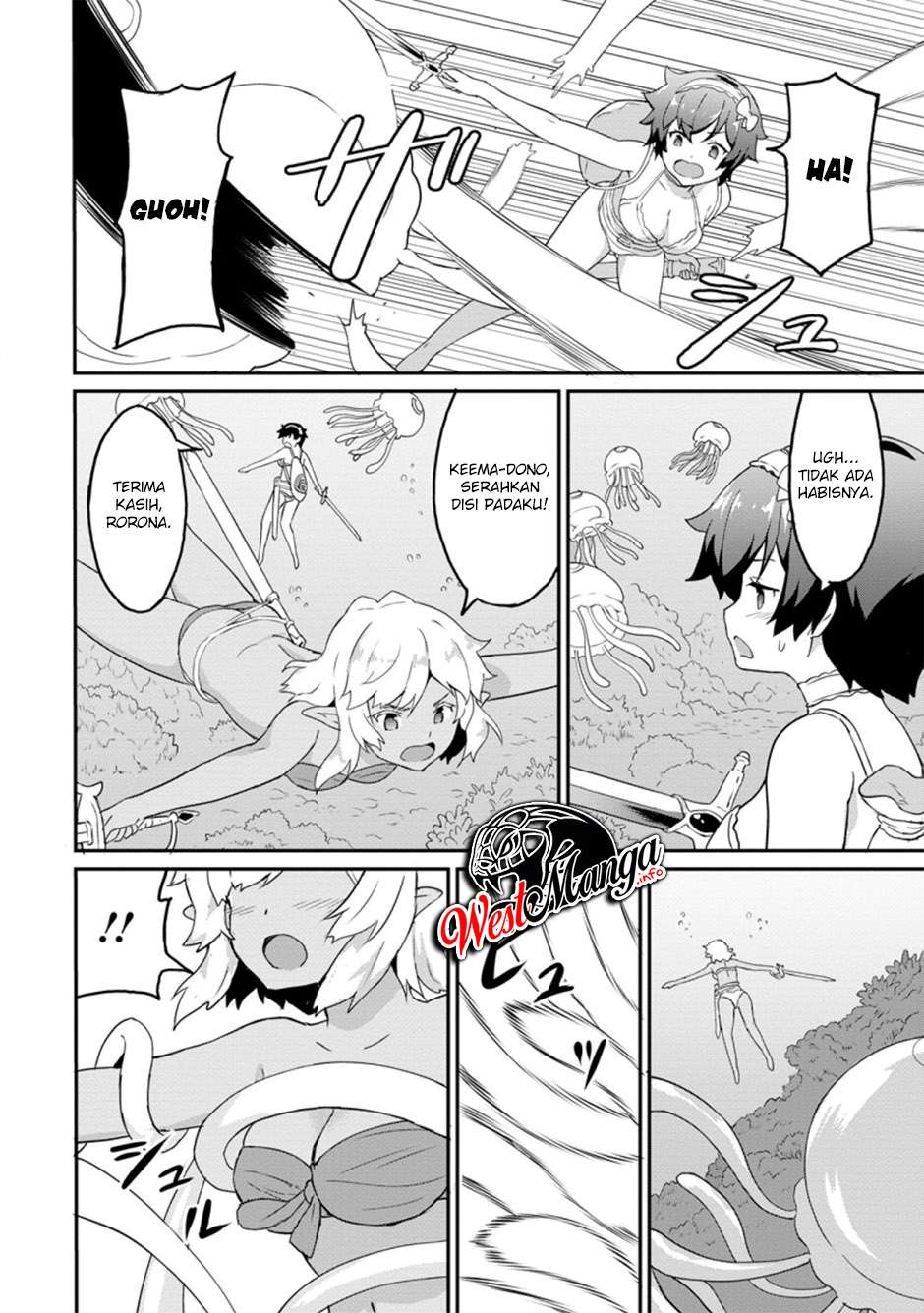 Taberu dake de Level-Up! Damegami to Issho ni Isekai Musou Chapter 21.2 Gambar 4