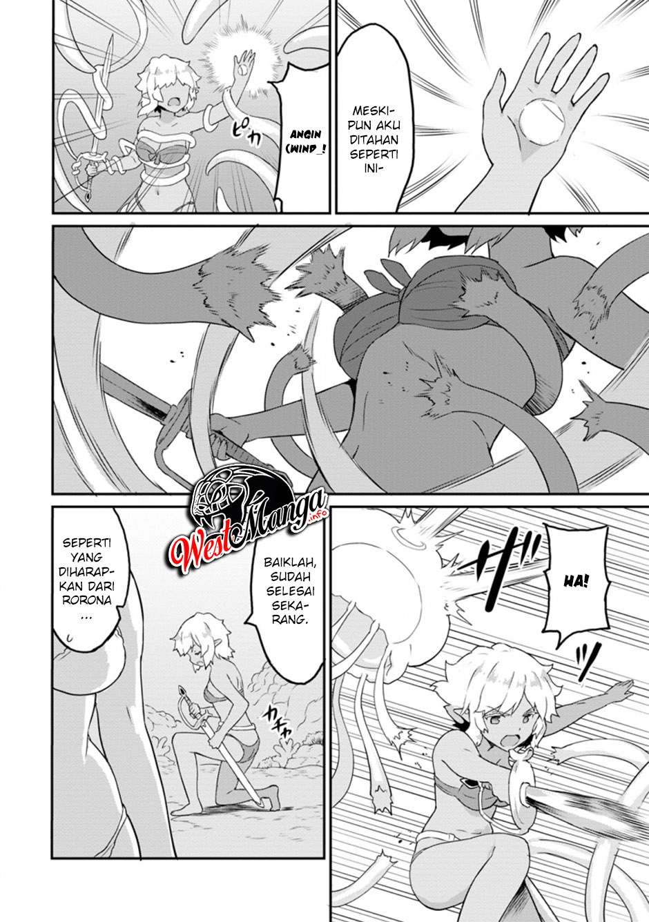 Taberu dake de Level-Up! Damegami to Issho ni Isekai Musou Chapter 21.2 Gambar 6